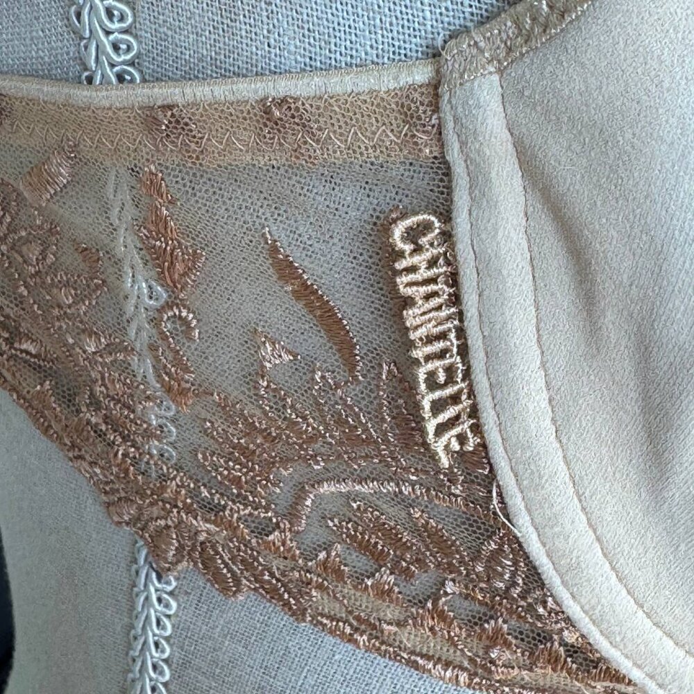 CHANTELLE Elegant Sexy Soft Cups Underwire Bra in Nude– Size 32D - Picture 3 of 9